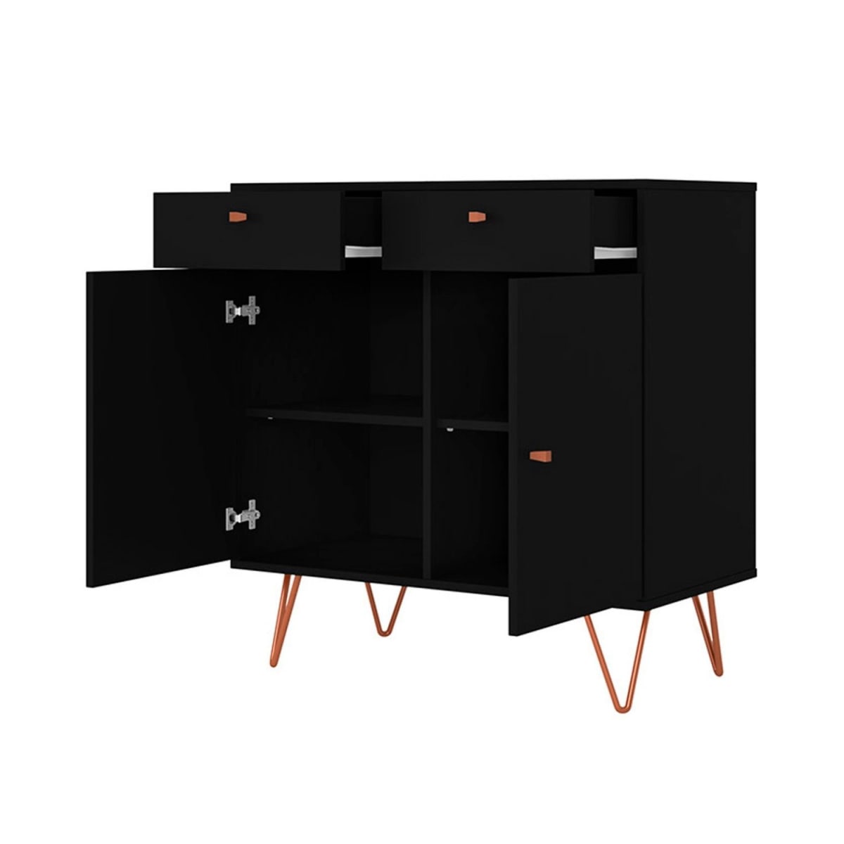 Aparador Buffet Retro Onix Negro | hoga