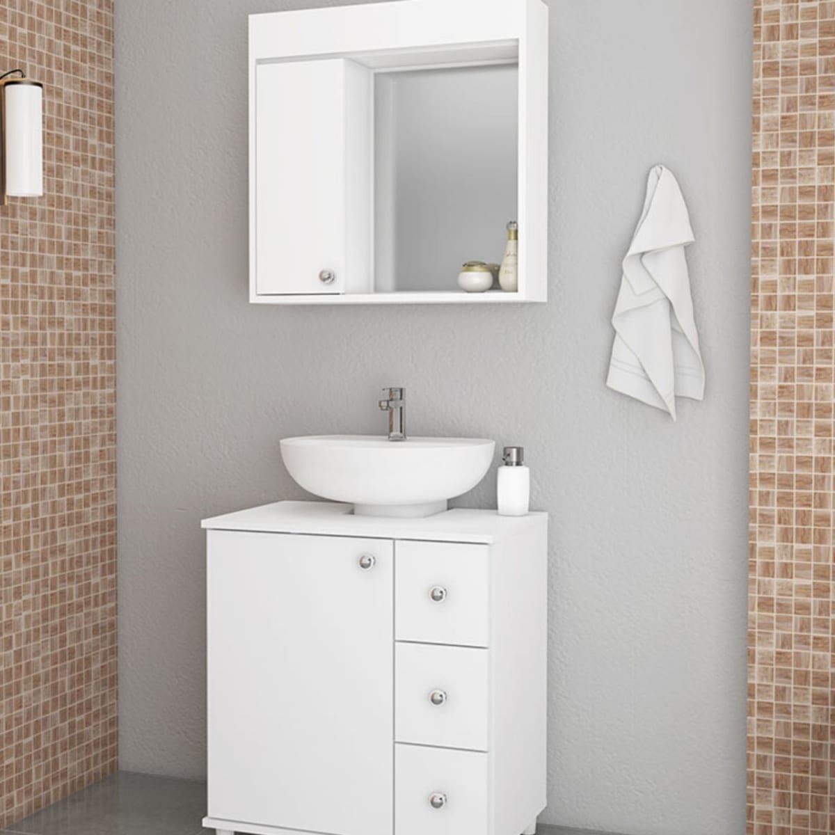 Espejo de Baño Catalina Blanco | hoga