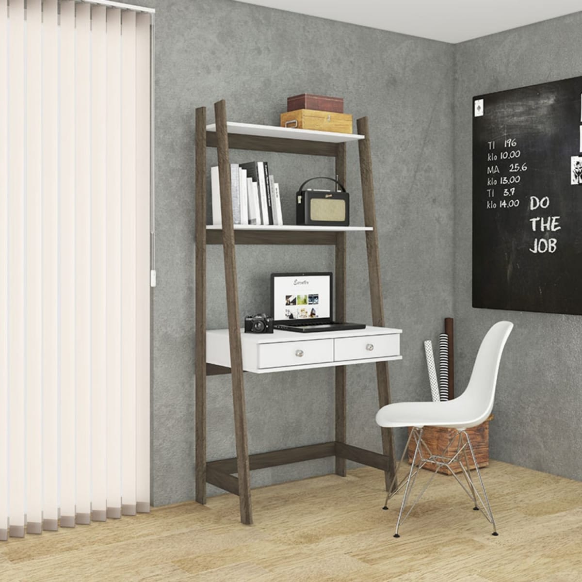 Escritorio Isa Blanco Rústico | hoga