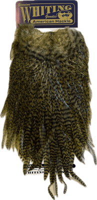 American Rooster Saddle Grizzly Dayed Dark Olive2