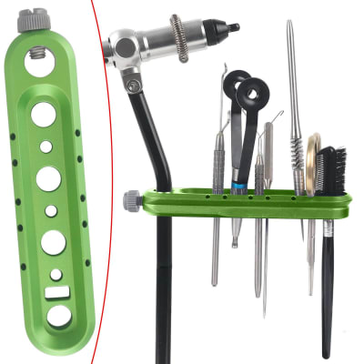 Barra de herramientas de atado de moscas Verde1