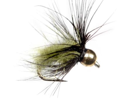 Nymph Bead Caddis Pupa Olive1
