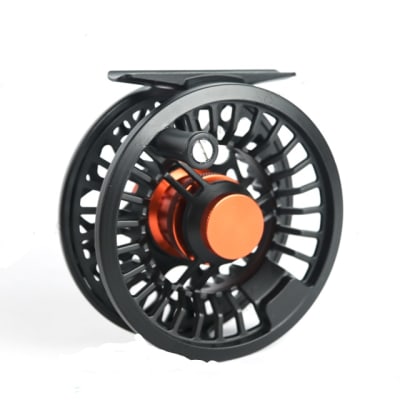 Carrete Mosquero Mod. DK Black/Orange1