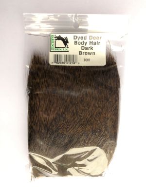Dyed Deer Body Hair Dark Brown3
