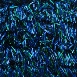 Glimmer Chenille 15 mm Holo Blue/Green1