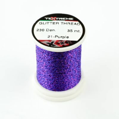 Hilo GLITTER THREAD Textreme - 230 den Purple1