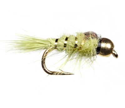 Bead Nymph Hares Ear Olive1