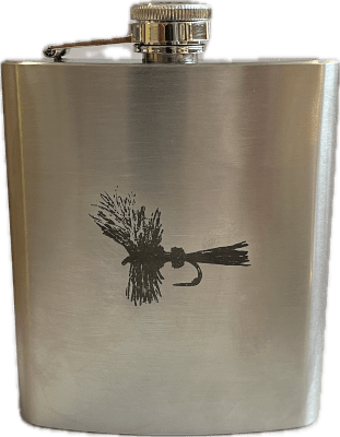 Petaca acero inoxidable, clásica, Royal Wulff1