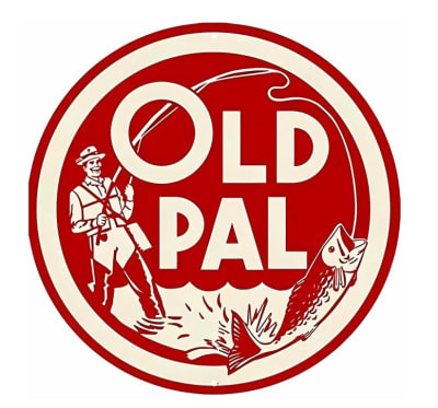 Letrero de lata redondo 