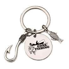 Llavero Pescador Gone Fishing1