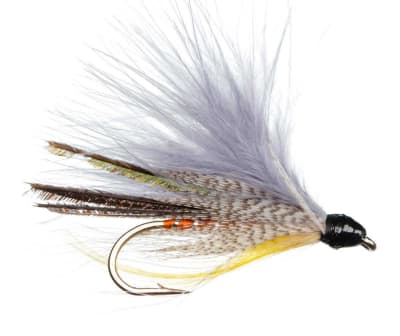 Streamers Clásicos Grandes #1 o #2, Marabou Gray Ghost1