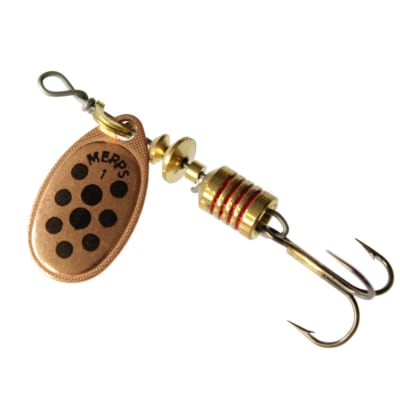 Spinner Mepps Aglia Decoree Copper Punto Negro1