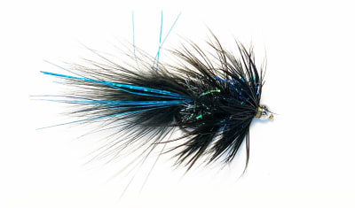 Woolly bugger PUELO Azul Negro1