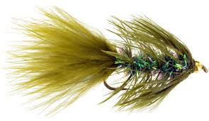 Mosca Streamer  DRAGON Cristal Bugger Olive1