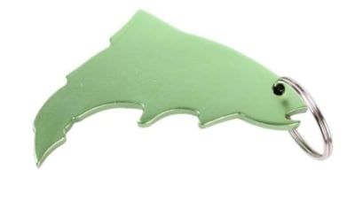 Llavero Destapador de Botellas Trucha Verde1