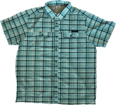 Camisa Outdoor Escocesa verde/azul1