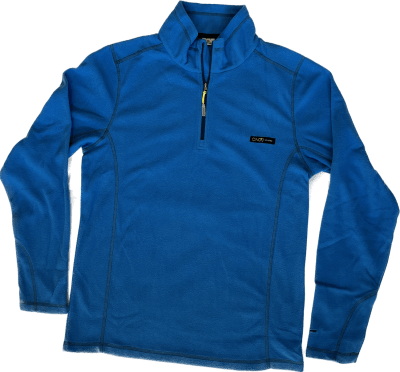 Micro Polar medio cierre color Azulino1