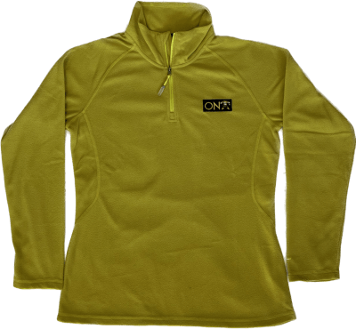 Micro Polar medio cierre mujer color Mostaza1