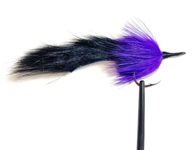 Mosca de Mar Bunny # 2/0 Purple Black1