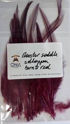 Rooster Saddle Schalppen ONA Burnt Red1