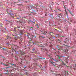 Chenille Sbriggle Large Fluo Pink Silver2