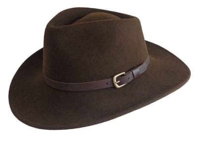 Sombrero Paño Bigalli Modelo Melbourne Dark Brown1