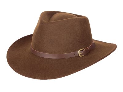 Sombrero paño Bigalli modelo Melbourne Tobacco1