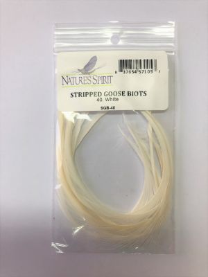 Stripped Goose Biots, White1