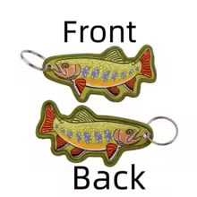 Llavero Pescador Trucha Fario Musgo1