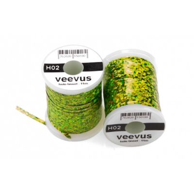 Hilo Atado moscas Veevus M Holo Tinsel H 02 Charteuse1