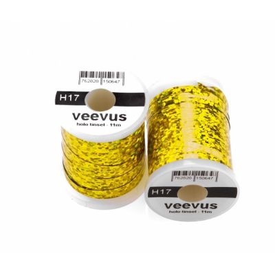 Hilo Atado moscas Veevus M Holo Tinsel H 17 Yellow1