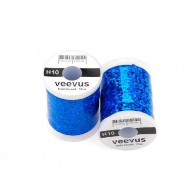 Hilo Atado moscas Veevus M Holo Tinsel H 10 Azul1