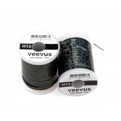 Hilo Atado moscas Veevus M Holo Tinsel H 13 Black1