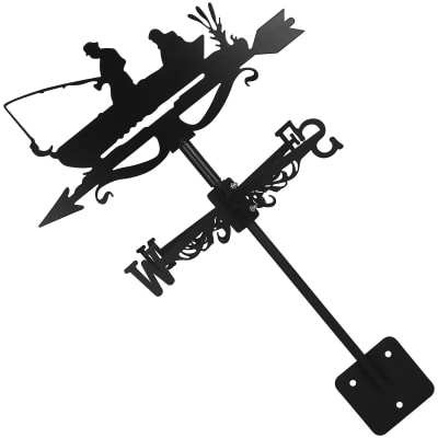 Veleta de Viento para techo veleta pescador embarcado 21