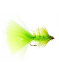 Streamer Crystal Bugger Chartreuse Beadhead