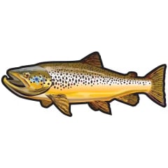 Calcomania trucha de 20 cm. Fario