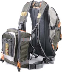 Chaleco de pesca Duo/pechera y mochila