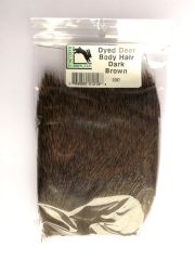 Dyed Deer Body Hair Dark Brown