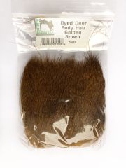 Dyed Deer Body Hair Golden Brown