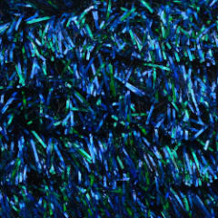 Glimmer Chenille 15 mm Holo Blue/Green
