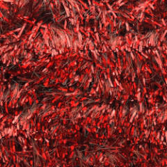 Glimmer Chenille 15 mm Holo Red
