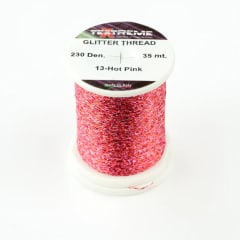 Hilo GLITTER THREAD Textreme - 230 den Hot Pink