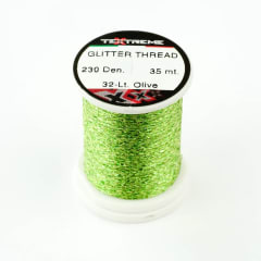 Hilo GLITTER THREAD Textreme - 230 den Lt. Olive