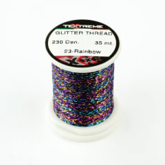 Hilo GLITTER THREAD Textreme - 230 den Rainbow