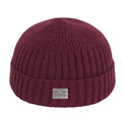 Gorro de lana corto de gran comodidad Burdeo