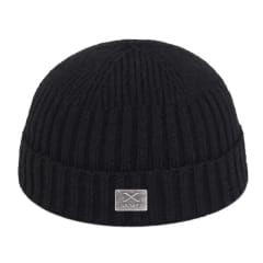 Gorro de lana corto Negro