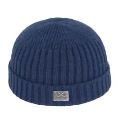 Gorro de lana corto Azul Piedra