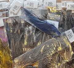 1/2 Cuello Rooster Grizzly Hackles Keough