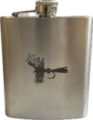 Petaca acero inoxidable, clásica, Royal Wulff