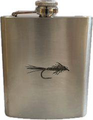 Petaca acero inoxidable, clásica, Pheasant Tail